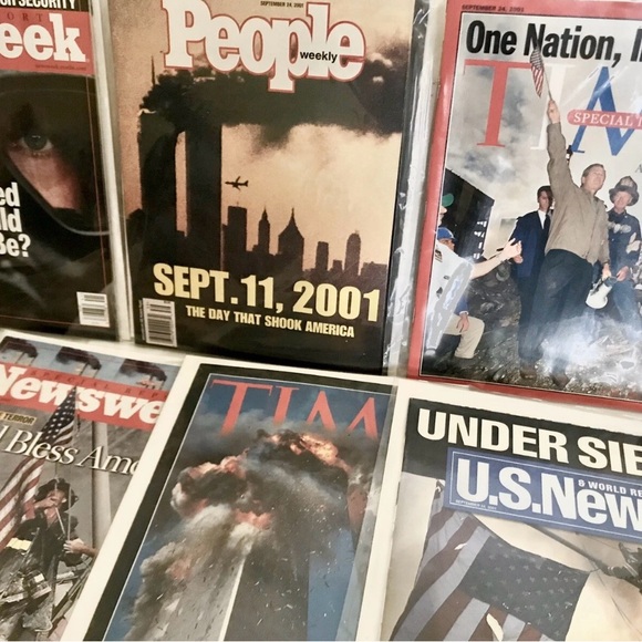 7 Issues Mint Condition Sealed September 11 2001 Magazines - Picture 1 of 7